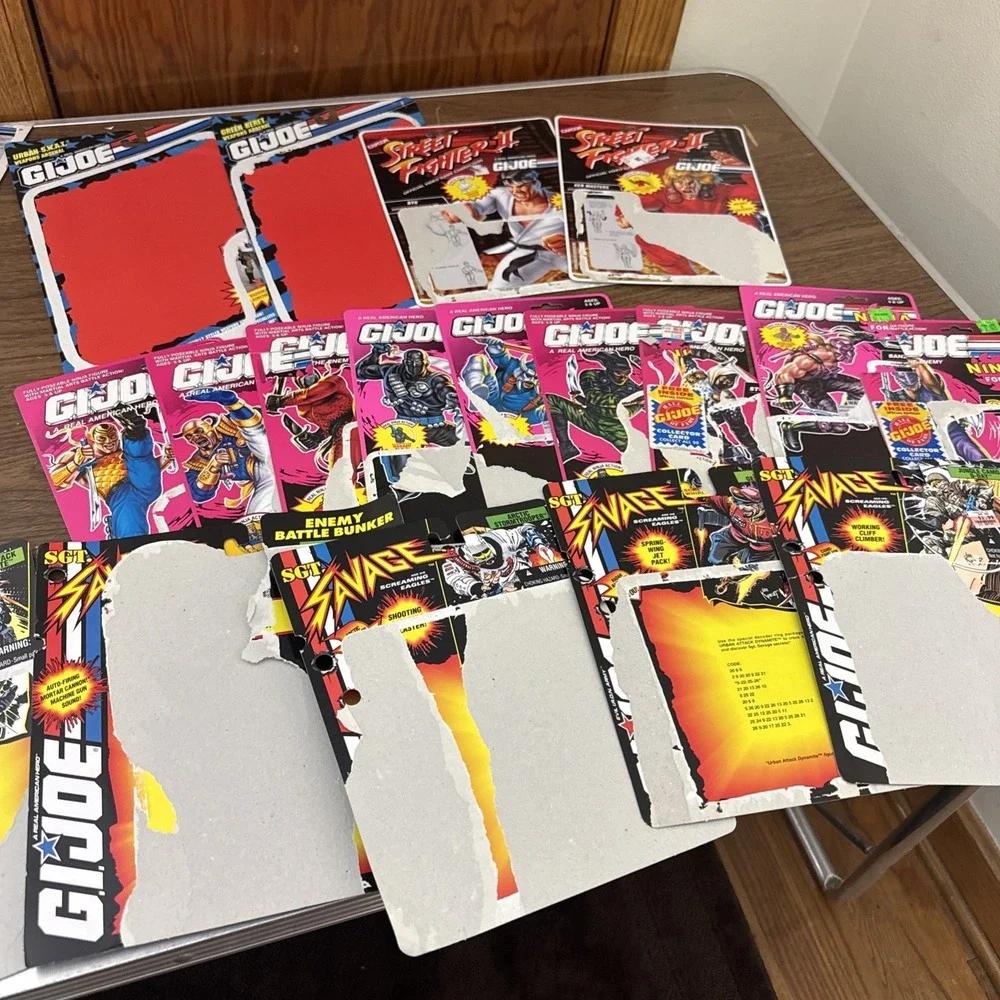 Vintage‎ G.I. Joe Full UNCUT And CUT File Cards  Lot  x36 - Picture 7 of 16